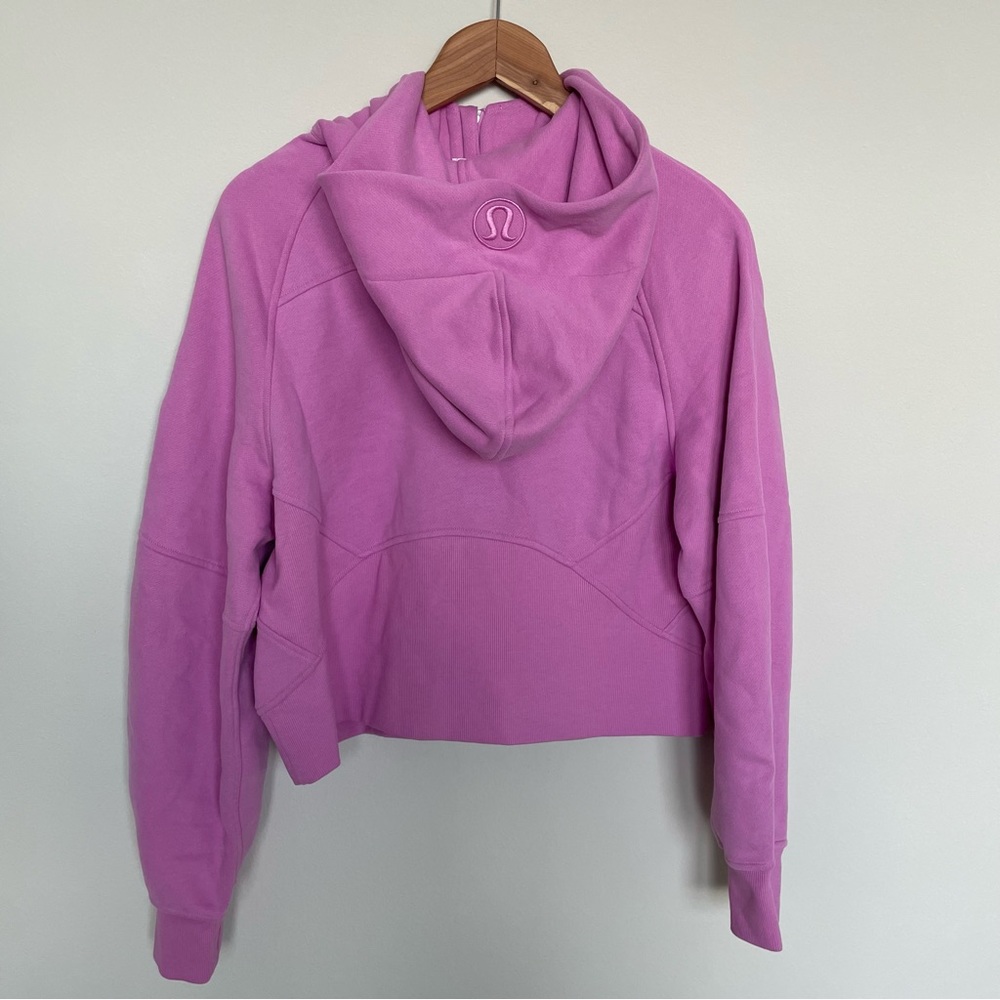 NWT Lululemon Scuba Oversized Half Zip Hoodie Dahlia Mauve Size XS/S - Picture 2 of 12
